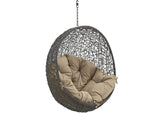 EEI-2654-GRY-MOC Hide Outdoor Patio Swing Chair Without Stand By Modway