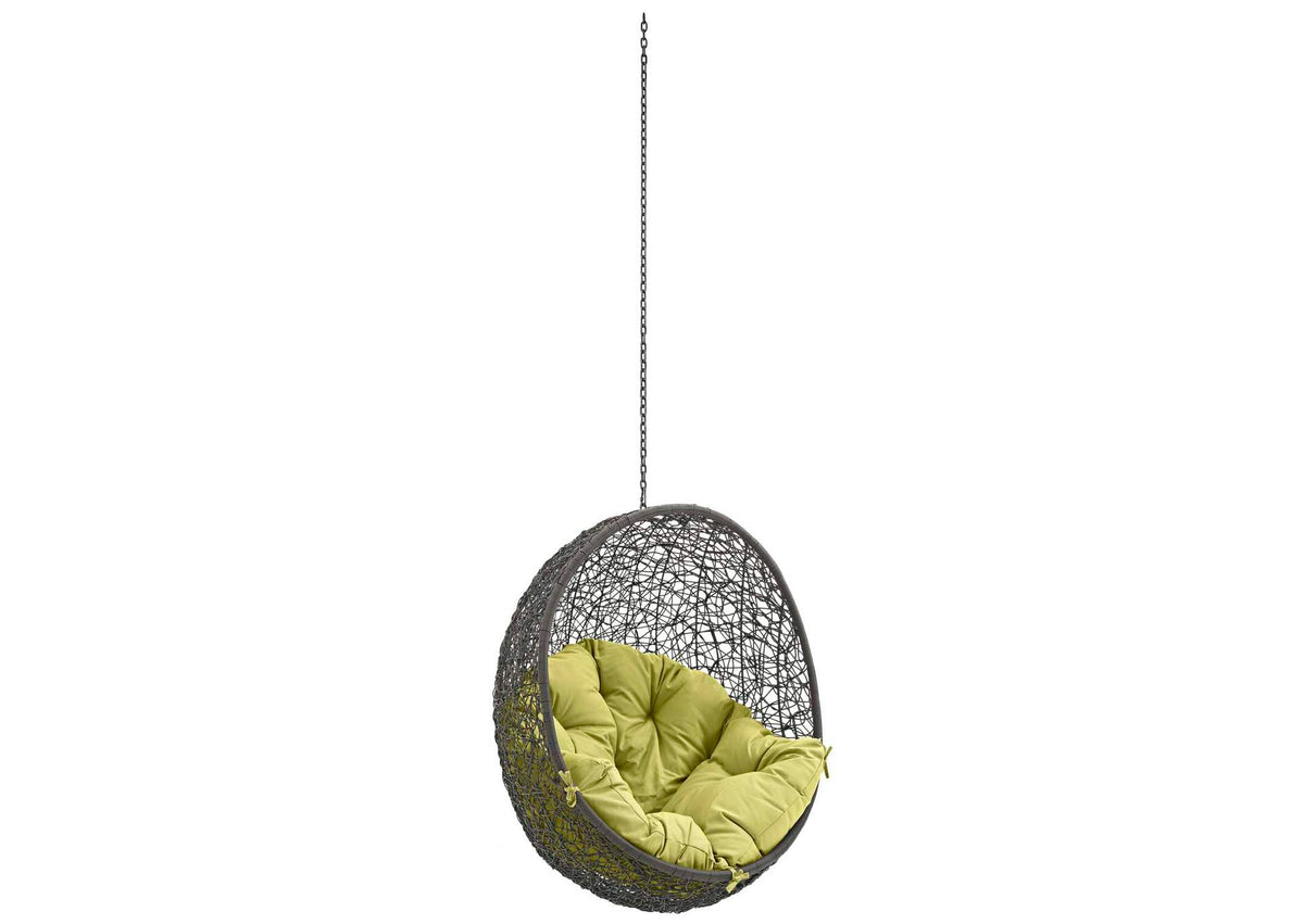 EEI-2654-GRY-PER Hide Outdoor Patio Swing Chair Without Stand By Modway