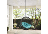EEI-2654-GRY-TRQ Hide Outdoor Patio Swing Chair Without Stand By Modway