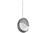 EEI-2654-GRY-WHI Hide Outdoor Patio Swing Chair Without Stand By Modway
