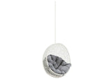 EEI-2654-WHI-GRY Hide Outdoor Patio Swing Chair Without Stand By Modway