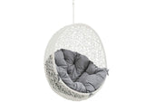 EEI-2654-WHI-GRY Hide Outdoor Patio Swing Chair Without Stand By Modway