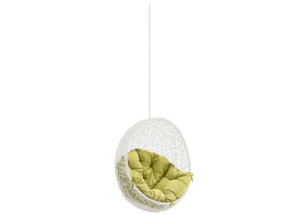 EEI-2654-WHI-PER Hide Outdoor Patio Swing Chair Without Stand By Modway