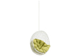 EEI-2654-WHI-PER Hide Outdoor Patio Swing Chair Without Stand By Modway
