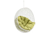 EEI-2654-WHI-PER Hide Outdoor Patio Swing Chair Without Stand By Modway