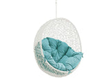 EEI-2654-WHI-TRQ Hide Outdoor Patio Swing Chair Without Stand By Modway