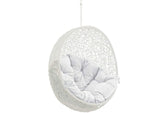 EEI-2654-WHI-WHI Hide Outdoor Patio Swing Chair Without Stand By Modway