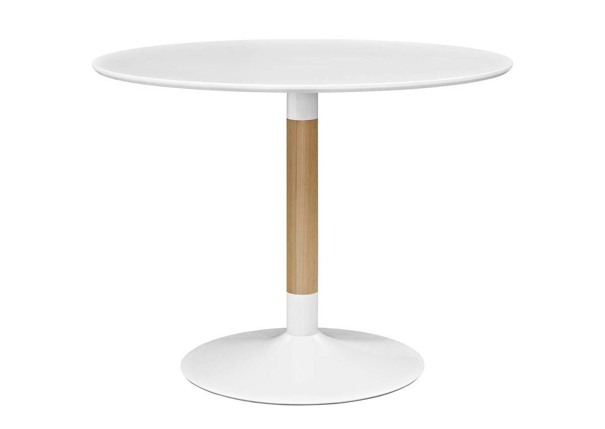 EEI-2666-WHI-SET Whirl Round Dining Table By Modway