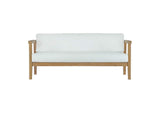 EEI-2696-NAT-WHI Bayport Outdoor Patio Teak Sofa By Modway
