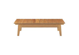 EEI-2699-NAT Bayport Outdoor Patio Teak Coffee Table By Modway