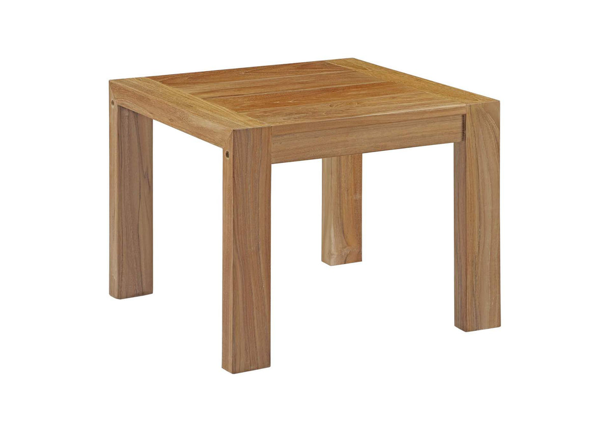 EEI-2709-NAT Upland Outdoor Patio Wood Side Table By Modway
