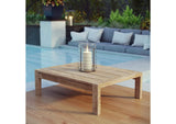EEI-2710-NAT Upland Outdoor Patio Wood Coffee Table By Modway