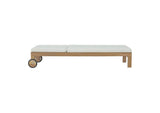 EEI-2711-NAT-WHI Upland Outdoor Patio Teak Chaise By Modway