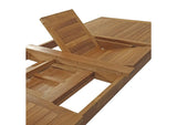 EEI-2714-NAT Marina Extendable Outdoor Patio Teak Dining Table By Modway