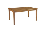 EEI-2716-NAT Marina 60" Outdoor Patio Teak Dining Table By Modway