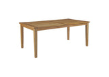 EEI-2717-NAT Marina 72" Outdoor Patio Teak Dining Table By Modway