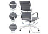 EEI-272-GRY Jive Highback Office Chair By Modway