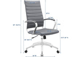EEI-272-GRY Jive Highback Office Chair By Modway