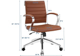 EEI-273-TER Jive Mid Back Office Chair By Modway