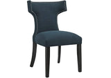 EEI-2741-AZU-SET Curve Fabric Dining Side Chair Set Of 2 By Modway
