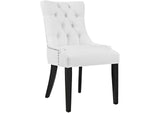 EEI-2742-WHI-SET Regent Vinyl Dining Side Chair Set Of 2 By Modway