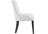 EEI-2742-WHI-SET Regent Vinyl Dining Side Chair Set Of 2 By Modway