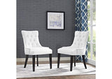 EEI-2742-WHI-SET Regent Vinyl Dining Side Chair Set Of 2 By Modway