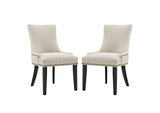 EEI-2746-BEI-SET Marquis Fabric Dining Side Chair Set Of 2 By Modway