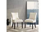 EEI-2746-BEI-SET Marquis Fabric Dining Side Chair Set Of 2 By Modway