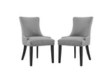EEI-2746-LGR-SET Marquis Fabric Dining Side Chair Set Of 2 By Modway