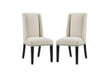 EEI-2748-BEI-SET Baron Fabric Dining Chair Set Of 2 By Modway