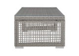EEI-2919-GRY Aura Rattan Outdoor Patio Coffee Table By Modway