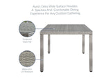 EEI-3560-GRY-WHI-SET Aura 7 Piece Outdoor Patio Wicker Rattan Set By Modway