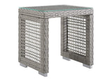 EEI-2922-GRY Aura Outdoor Patio Wicker Rattan Side Table By Modway