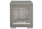 EEI-2922-GRY Aura Outdoor Patio Wicker Rattan Side Table By Modway