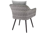 EEI-3023-GRY-GRY Endeavor Outdoor Patio Wicker Rattan Armchair By Modway