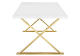 EEI-3034-WHI Sector Dining Table By Modway