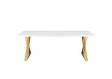 EEI-3034-WHI Sector Dining Table By Modway