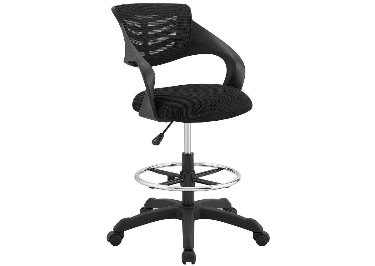 EEI-3040-BLK Thrive Mesh Drafting Chair By Modway