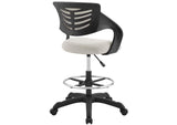 EEI-3040-GRY Thrive Mesh Drafting Chair By Modway