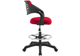 EEI-3040-RED Thrive Mesh Drafting Chair By Modway