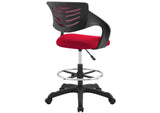EEI-3040-RED Thrive Mesh Drafting Chair By Modway