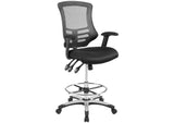 EEI-3043-BLK Calibrate Mesh Drafting Chair By Modway