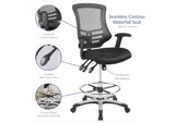 EEI-3043-BLK Calibrate Mesh Drafting Chair By Modway