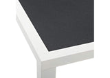 EEI-3052-WHI-GRY Stance 90. 5 Inch Outdoor Patio Aluminum Dining Table By Modway