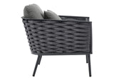 EEI-3054-GRY-CHA Stance Outdoor Patio Aluminum Armchair By Modway