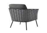 EEI-3054-GRY-CHA Stance Outdoor Patio Aluminum Armchair By Modway
