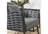 EEI-3054-GRY-CHA Stance Outdoor Patio Aluminum Armchair By Modway