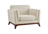 EEI-3063-BEI Chance Upholstered Fabric Armchair By Modway