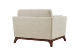 EEI-3063-BEI Chance Upholstered Fabric Armchair By Modway